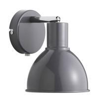 Wandlamp antraciet Nordlux 'Pop' leeslamp E27 fitting 15 cm - thumbnail