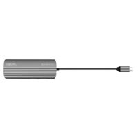 LogiLink UA0413 USB 3.2 Gen 2-hub 4 poorten Met aluminium behuizing, Met snellaadpoort Space grijs - thumbnail