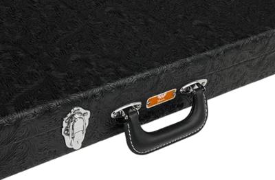 Fender Waylon Jennings Strat/Tele Case Black Tooled Vinyl gitaarkoffer