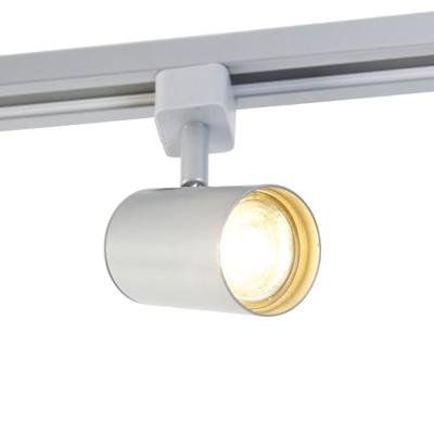 QAZQA Modern railsysteem met 4 spots zilver 1-fase - Iconic Yade