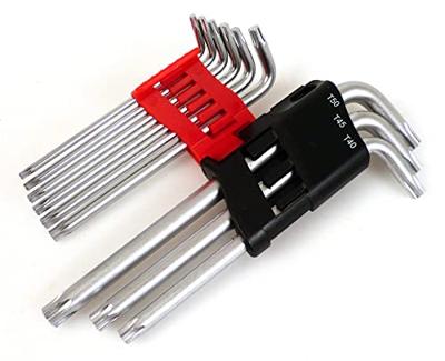 9 Hoekige Stersleutels T10 tot T50 - PRECISION STAAL