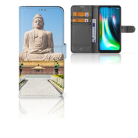 Motorola Moto G9 Play | E7 Plus | Flip Cover | Boeddha - thumbnail