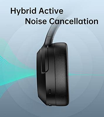 EDIFIER W820NB Bluetooth-headset - draadloze over-ear hoofdtelefoon met tot 49 uur batterijduur, hybride Active Noise Cancelling, Ambient Mode en DNN Noise Cancelling, Hi-Res Audio gecertificeerd
