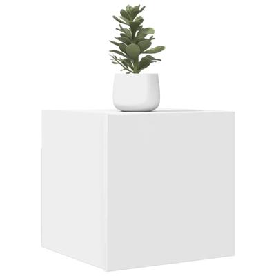 Tv-wandmeubelen 4 st 30,5x30x30 cm wit