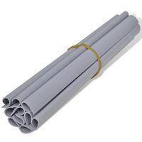 VidaXL Tuinscherm 70x0,19 m pvc lichtgrijs - thumbnail