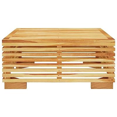 Tuintafel 69,5x69,5x31 cm massief teakhout