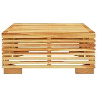 Tuintafel 69,5x69,5x31 cm massief teakhout - thumbnail