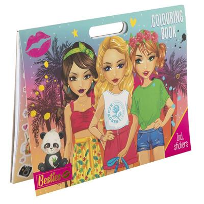Besties Kleurboek 26x35cm 25/ incl. Stickervel