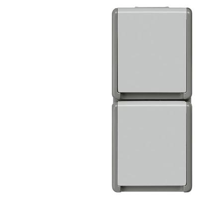 Siemens 5UB4723 2-voudig Grijs Schakelmateriaal 1 stuk(s) Siemens 5UB4723 2-voudig Grijs Schakelmateriaal 1 stuk(s)