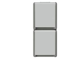 Siemens 5UB4723 2-voudig Grijs Schakelmateriaal 1 stuk(s) - thumbnail