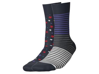 esmara 2 Paar sokken (Sterren/strepen, 39-42) esmara 2 Paar sokken (Sterren/strepen, 39-42)