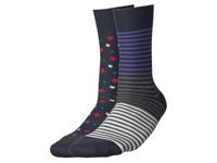 esmara 2 Paar sokken (Sterren/strepen, 39-42) - thumbnail