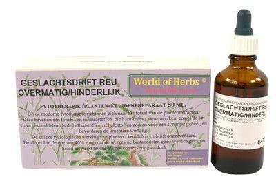 WORLD OF HERBS FYTOTHERAPIE OVERMATIGE GESLACHTSDRIFT REU WORLD OF HERBS FYTOTHERAPIE OVERMATIGE GESLACHTSDRIFT REU