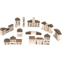 Goki houten bouwblokken stad, 70dlg. - thumbnail
