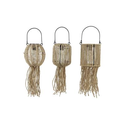 Solar hanglamp jute H15cm