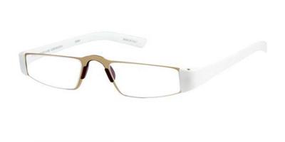 Leesbril Porsche Design P8801-Matgoud / Wit-+3.00