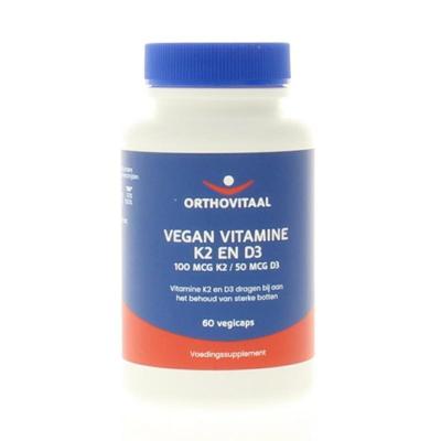 Vitamine K2 & D3 vegan 60 Vegetarische capsules
