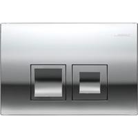 Drukplaat Geberit Delta 25 Square DualFlush Frontbediening Chroom - thumbnail