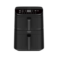 COSORI Turbo Tower Chef Edition Airfryer - 10,8L Capaciteit - 2 Tanks - 6 Programma's - 2630W - Zwart - thumbnail