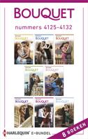 Bouquet e-bundel nummers 4125 - 4132 - Carol Marinelli, Jackie Ashenden, Kim Lawrence, Caitlin Crews, Clare Connelly, Michelle Smart, Chantelle Shaw, Jane Port - ebook - thumbnail