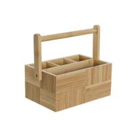 Bestekorganizer DKD Home Decor Natuurlijk Bamboe 27 x 16,5 x 11,5 cm - thumbnail