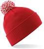 Beechfield CB450 Snowstar® Beanie - Classic Red/White - One Size - thumbnail