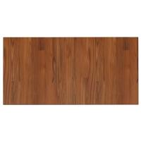Wastafelblad 80x40x2,5cm behandeld massief hout donkerbruin - thumbnail