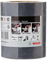 Bosch Accessoires Schuurrol | Steen/Lak | 93mmx5M | K240 - 2609256C10 - thumbnail