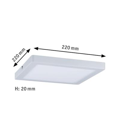 Paulmann Atria 70870 LED-paneel 20 W Warmwit Wit (mat)