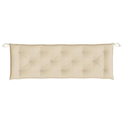 VidaXL Tuinbankkussens 2 st 150x50x7 cm oxford stof beige - thumbnail