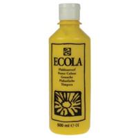 Talens Ecola plakkaatverf flacon van 500 ml, geel - thumbnail