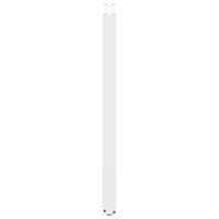 Bartafelpoten 2 st U-vormig 50x(110-111) cm staal wit - thumbnail