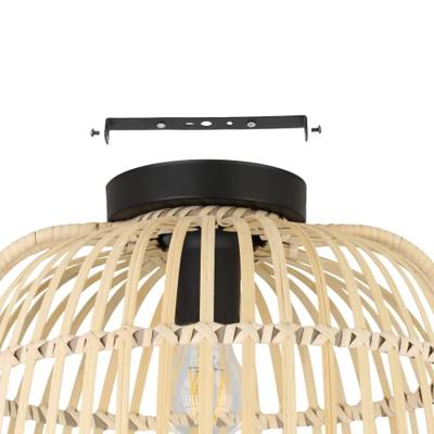 Eglo Rotan plafondlampGlyneath Ø 37,5cm - 43872