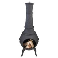 Gietijzeren Terraskachel Grijs 150 cm Esschert Design - Esschert design - thumbnail