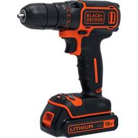 Black & Decker BDCDC18 boor 650 RPM Zwart, Oranje - thumbnail