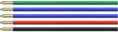 Schneider balpenvulling Take 4, geassorteerde kleuren, etui van 5 stuks Schneider balpenvulling Take 4, geassorteerde kleuren, etui van 5 stuks