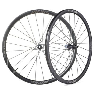 Miche Carbo Graff Shimano Gravel/Cross Wielset - Zwart Miche Carbo Graff Shimano Gravel/Cross Wielset - Zwart