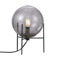 Tafellamp smoke glas &apos;Alton&apos; Nordlux E14 fitting 20 cm - thumbnail