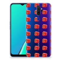 OPPO A5 2020 Siliconen Case Paprika Red - thumbnail