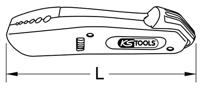 KS Tools 115.1003 1151003 Ontmantelingsmes 4 tot 28 mm 0.50 tot 6 mm² - thumbnail