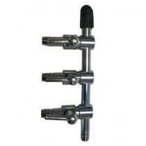 Europond Messing Luchtverdeler 3 Uitgangen - Vijver Beluchting - Geschikt voor 4mm Slangen