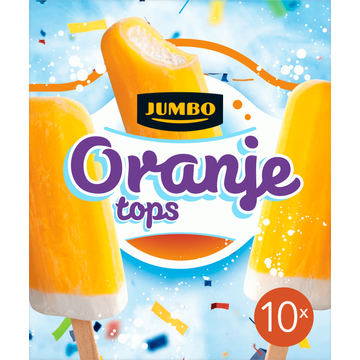 Jumbo Oranje Tops 10 Stuks