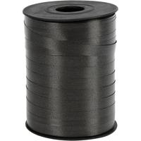 Creativ Company Cadeaulint, b: 10 mm, glossy, zwart, 250 m/ 1 rol - thumbnail