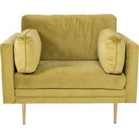 Nohr Fauteuil 'Tylan' Velvet, kleur Groen - thumbnail