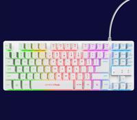 Gaming Keyboard Trust GXT 833W Wit - thumbnail