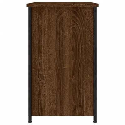 Nachtkastjes 2 st 40x36x60 cm bewerkt hout bruineikenkleurig