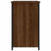 Nachtkastjes 2 st 40x36x60 cm bewerkt hout bruineikenkleurig - thumbnail