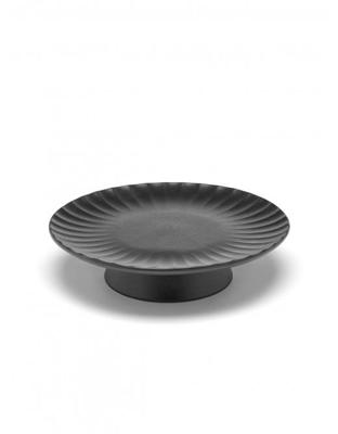SERAX - Inku - Gebakschaal op voet L 24cm Zwart SERAX - Inku - Gebakschaal op voet L 24cm Zwart