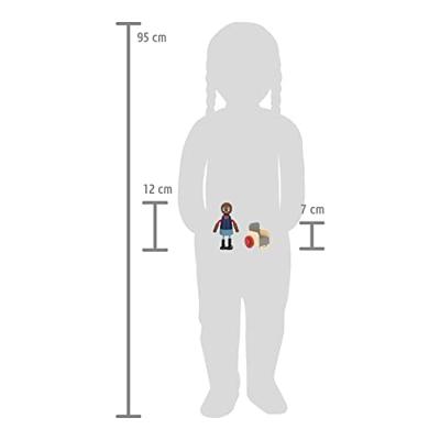 Small Foot - houten poppenhuis familie met rolstoel, 6st. Small Foot - houten poppenhuis familie met rolstoel, 6st.