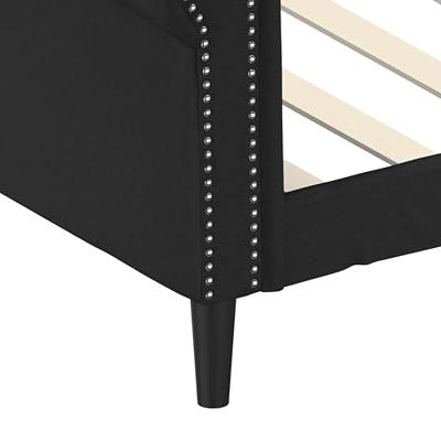 Slaapbank 80x200 cm kunstleer zwart Slaapbank 80x200 cm kunstleer zwart